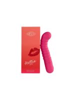 Вібратор для точки G рельєфний Hottie Miss V, рожевий