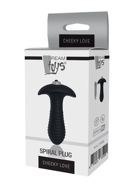 Анальна пробка CHEEKY LOVE SINGLE SPEED SPIRAL PLUG