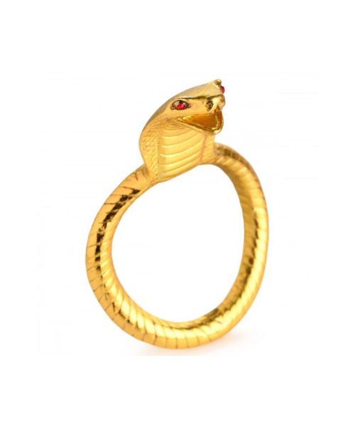 Ерекційне кільце на пеніс Cobra King золотисте