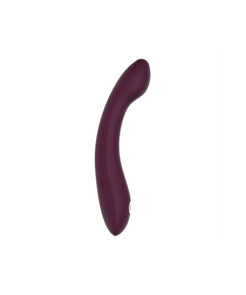 Вібратор для точки G Dream Toys Essentials зі стразами, бордовий, 21,8 × 3,6 см