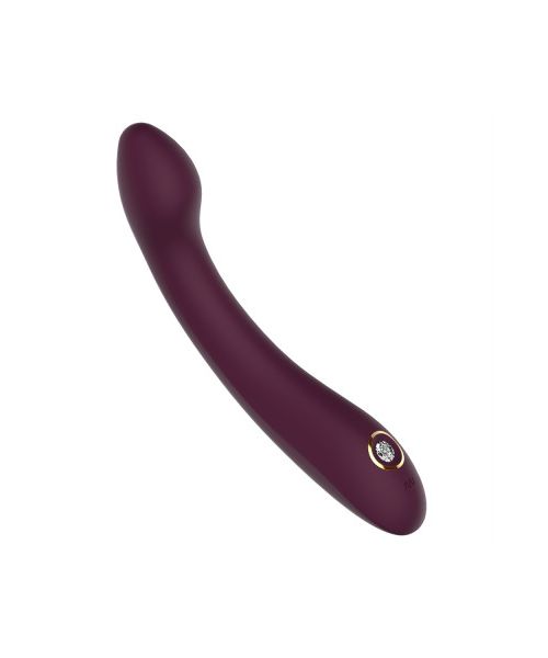 Вібратор для точки G Dream Toys Essentials зі стразами, бордовий, 21,8 × 3,6 см