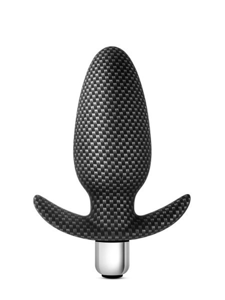 Анальна пробка з вібрацією 3 в 1 BLUSH SPARK THROTTLE AV-01 CARBON FIBER
