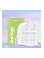 Міні-мастурбатор нереалістичний DOU BAO CRYSTAL Pocket Genius з рельєфом кристала, білий, 52,5 × 81,5 × 11 мм