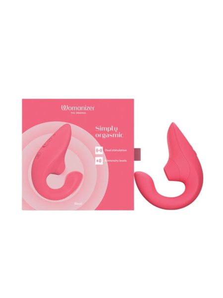 Стимулятор точки G та клітора Womanizer Blend Rose вакуум і вібрація, ніжно-рожевий