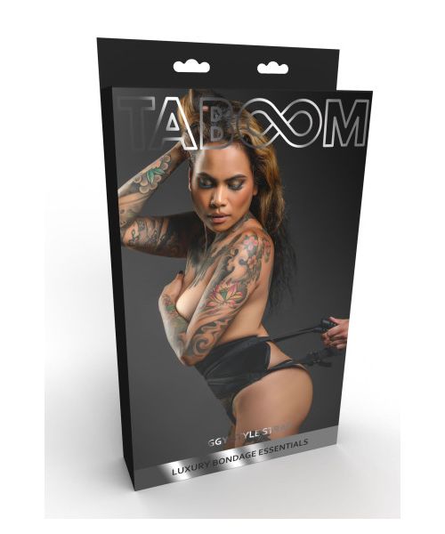 Бондаж Taboom Luxury Bondage Essentials Doggy Style Strap для позицій "по собачому" чорний