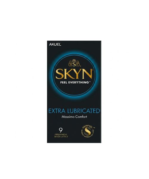 Презервативы безлатексные (полиизопрен) Skyn ​​Extra Lubricated, с дополнительной смазкой, 9 шт.