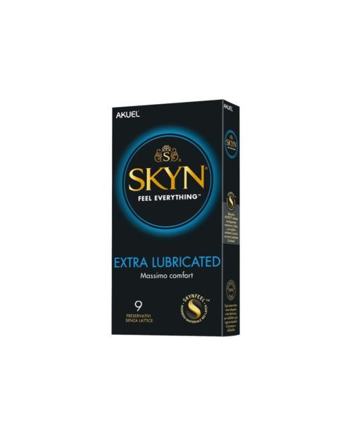 Презервативы безлатексные (полиизопрен) Skyn ​​Extra Lubricated, с дополнительной смазкой, 9 шт.