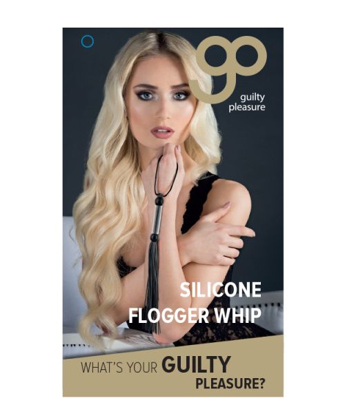 Флогер GP SILICONE FLOGGER WHIP BLACK