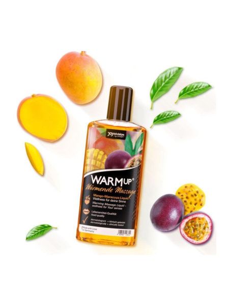 Їстівна масажна олія з ефектом, що розігріває WARMup Mango Maracuya 150 мл