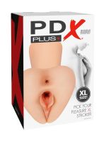 Мастурбатор вагіна та анал Pipedream PDX Plus Xl два входи, 22.9 см