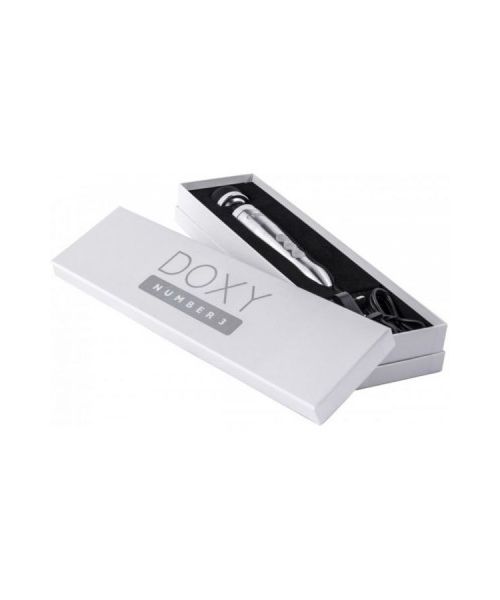 Вібромасажер-мікрофон DOXY Number 3 Satin Finish, Silver
