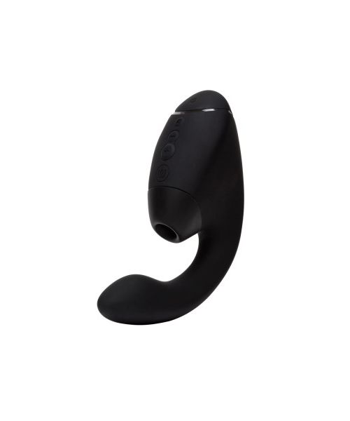 Вібратор-стимулятор вакуумний Womanizer Next Duo Black для точки G, чорний