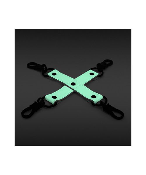 Система фіксації NS Novelties GLO BONDAGE HOG TIE, що світиться