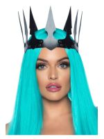 Корона з гострими зубцями Leg Avenu Faux leather spiked crown O/S