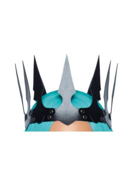 Корона з гострими зубцями Leg Avenu Faux leather spiked crown O/S