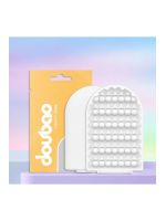 Міні-мастурбатор нереалістичний DOU BAO DOTS Pocket Genius з рельєфом крапок, білий, 52,5 × 81,5 × 11 мм