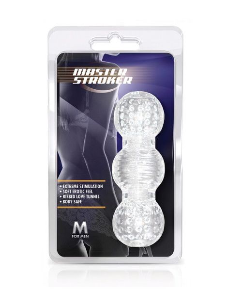 Мастурбатор нереалістичний Blush M for Men Master Stroker прозорий