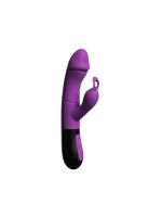 Вібратор-кролик Adrien Lastic Ares 2.0 фіолетово-чорний