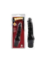 Вібратор реалістичний Chisa Rubicon Vibrating Naughty Cock, чорний