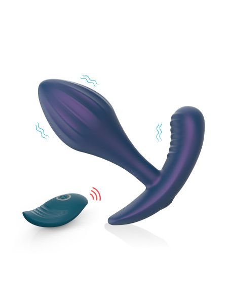 Масажер простати Every Night Toys Miah з дистанційним керуванням, синій, 10 режимів вібрації