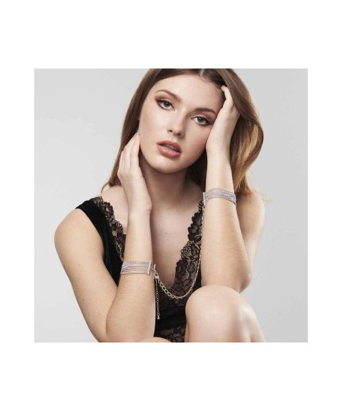 Браслети-наручники MAGNIFIQUE Bijoux Indiscrets, сріблясті
