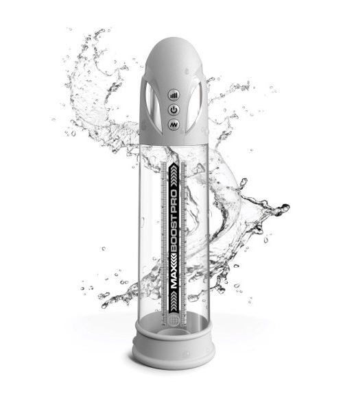 Помпа вакумна Pipedream Pump Worx Max Boost Pro Flow біла, 30.6 см