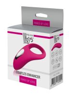 Ерекційне віброкільце DreamToys Rings Of Love силіконове, рожеве