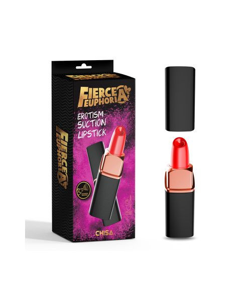Вакуумний стимулятор клітора Chisa Fierce Euphoria Erotism у формі помади