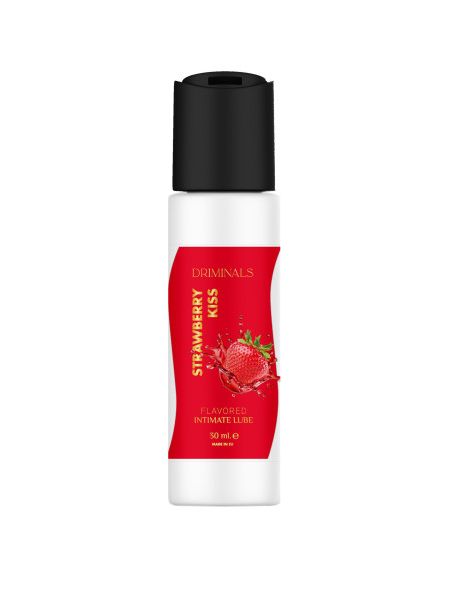 Їстівний лубрикант Driminals Kiss Strawberry зі смаком полуниці, 30 мл