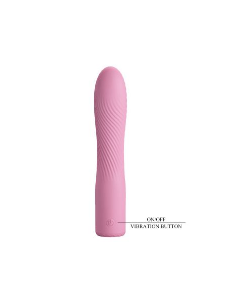 Вібратор для точки G PRETTY LOVE Kissell рожевий, 16.1 х 3.2 см