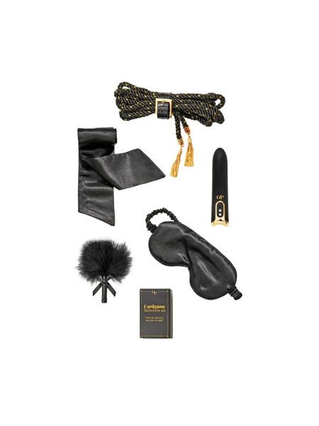 Подарунковий набір БДСМ Guilty Pleasure Subtle Spark, чорний, 6 предметів