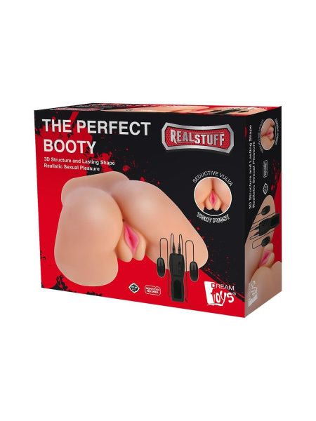 3D Мастурбатор із вібрацією Dream Toys Realstuff The Perfect Booty кишеньковий варіант