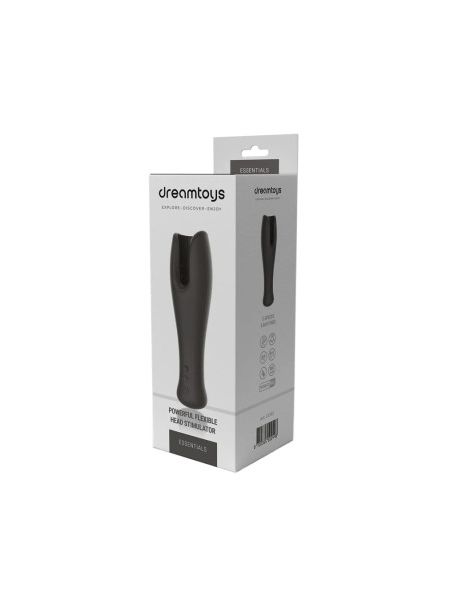 Мастурбатор для голівки Dream Toys Essentials, чорний, 19,5 см