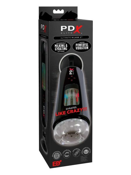 Мастурбатор Pipedream PDX Elite Ultimate Milker 2 чорний, 27 см