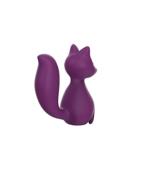 Міні-вібратор кліторальний Every Night Toys Doris у формі лисиці фіолетовий, 10 режимів вібрації