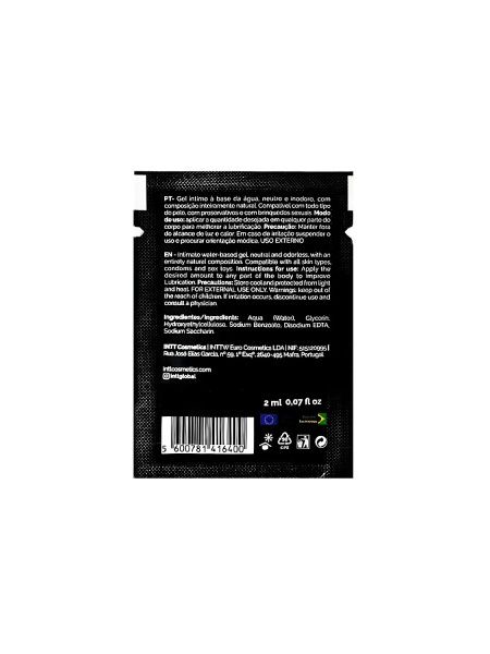 Саше лубрікант Intt My Lube Natural на водній основі, 2 мл