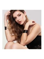 Браслети-наручники DESIR METALLIQUE чорні Bijoux Indiscrets
