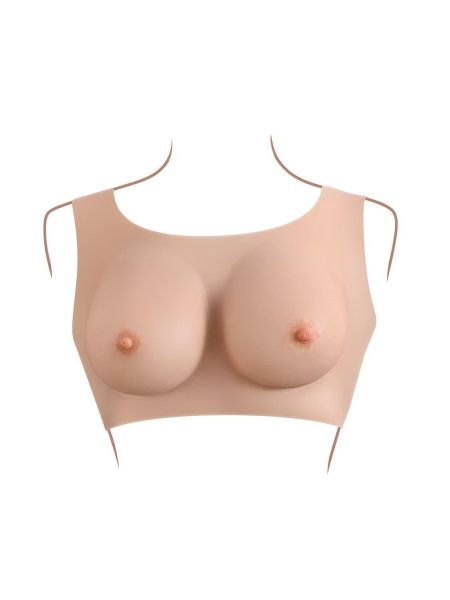 Накладні груди топ Gender X Undergarments Plate C-Cup, 28 см
