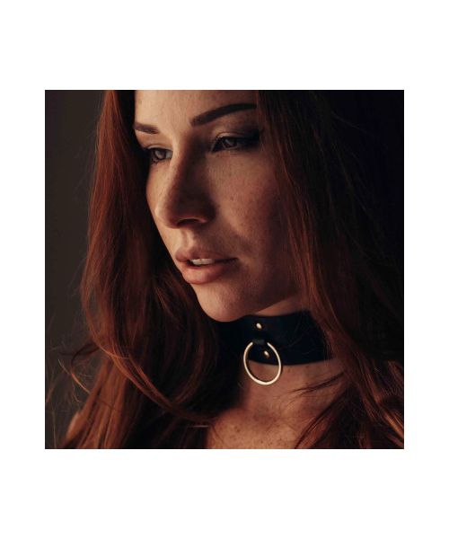 Чокер Bijoux Indiscrets MAZE - Wide Chocker Black