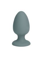 Анальна пробка Dream Toys Nude сіра, 8 х 4 см
