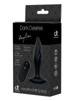 Хвиляста анальна пробка з пультом керування Dream Тoys Dark Desires Angelina чорна