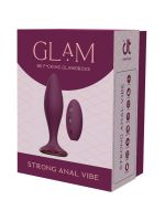 Анальний вібратор Dreamtoys Glam з пультом, фіолетовий, 12.8 см