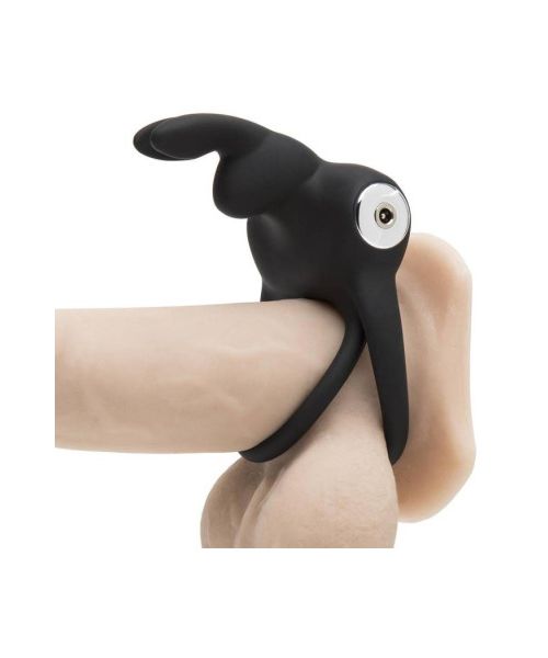 Подвійне ерекційне кільце з вібрацією Happy Rabbit Stimulating Rechargeable Rabbit Cock Ring