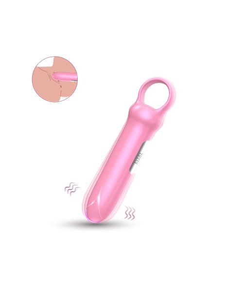 Міні-вібратор Every Night Toys Merry світло-рожевий, 10 режимів вібрації