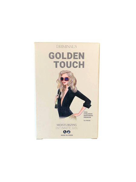 Пробник/Лубрикант на водній основі Driminals Golden Touch з чіа та гіалуроновою кислотою, 4 мл