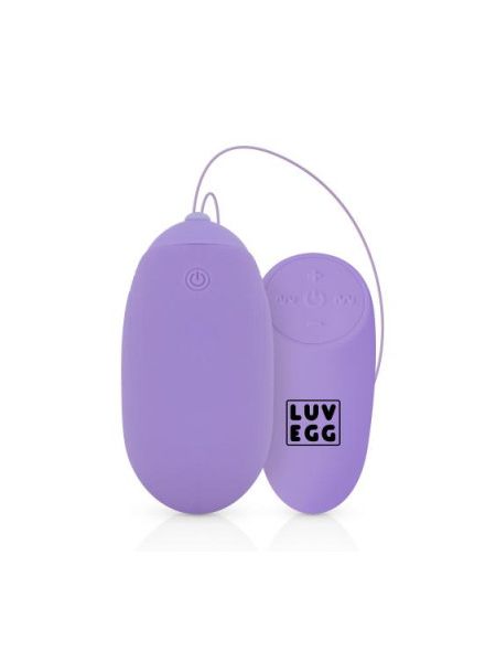 Вагінальне яйце з вібрацією та дистанційним пультом Luv Egg XL лілове
