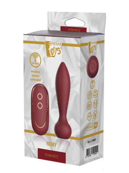 Анальний вібратор з дистанційним управлінням Dream Toys ROMANCE ROMY