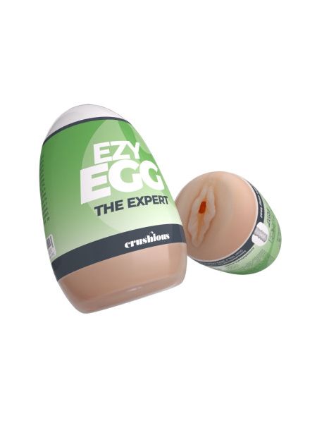 Мастурбатор-яйце, вагіна CRUSHIOUS EZY EGG THE Expert, реалістичний