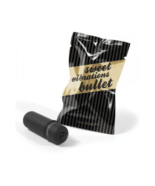 Вібропуля Bijoux Indiscrets Sweet Vibrations Bullet для зовнішньої стимуляції, чорна, 5 см