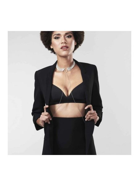 Ланцюжок нашийник Bijoux Indiscrets MAGNIFIQUE Collar - Silver, прикраса для тіла